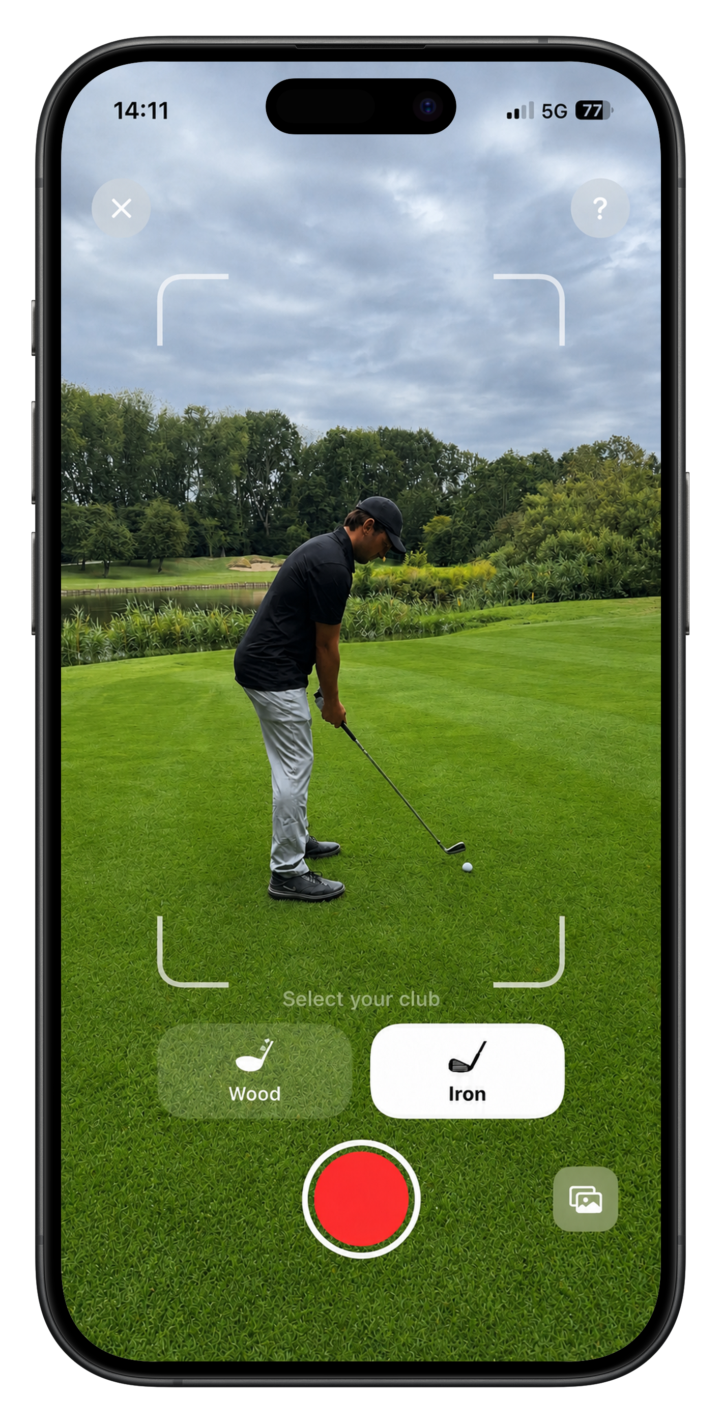 SwingSnap swing analysis feature preview